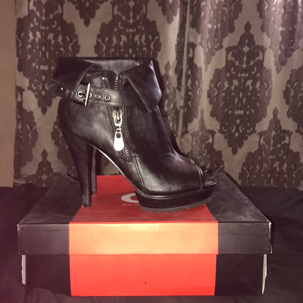 G by Guess bootie heels